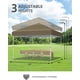 thumbnail image 3 of Heavy duty instant pop up canopy tent - portable gazebo con wheeled carry bag y uv protection, 3 of 7