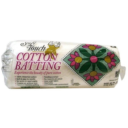 Fairfield Batting Soft Touch Cotton 45x60 White