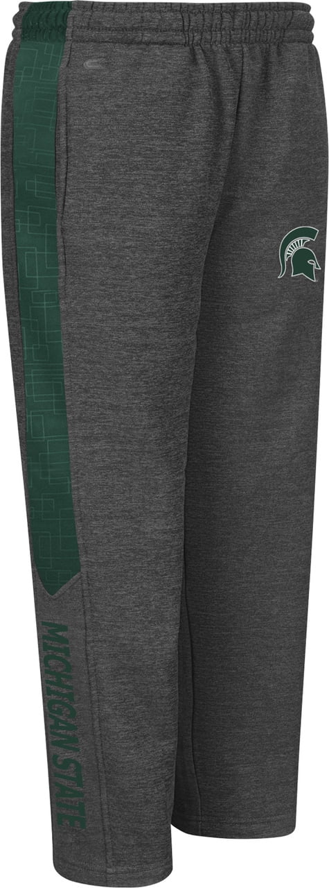 Michigan State Spartans Youth Top Gun Fleece Pants Charcoal by Colosseum