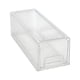 thumbnail image 3 of Cajas de almacenamiento para escritorio, organizador de escritorio con cajón, a prueba de polvo, acrílico transparente Medio, 3 of 9