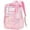 Pink, variant on DAKIMOE Fashion Clear Backpack For School Women School Bookbag Heavy Duty Transparent Backpack, Clear Bookbag
