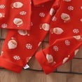 thumbnail image 4 of NOLDARES Newborn Infant Baby Girl Clothes Outfits Fall Winter Long Sleeve Sweatshirts Pants Cute Baby Girl Outfits Set(Red,5-6 Y), 4 of 6