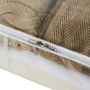 Mainstays Clear Under-Bed Storage Bags with Zipper, 2 Pack