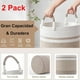 thumbnail image 3 of 2 Pack 58L Grande Cesta de Lavandería de Cuerda Tejida con Asas - Cesto para Ropa Sucia, Canasta Ropa Organizadora, Multiusos, Portátil, Decorativa, 3 of 9