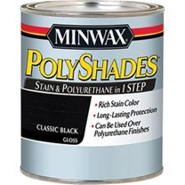 Minwax 61495 1 qt. Gloss Classic Black 495 Polyshades