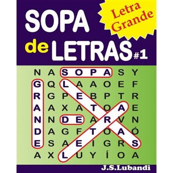 Sopa de Letras #1 (Letra Grande)