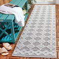 thumbnail image 5 of SAFAVIEH Global Paylynn Diamond Indoor/Outdoor Runner Rug, Beige/Brown, 2'2" x 8', 5 of 5