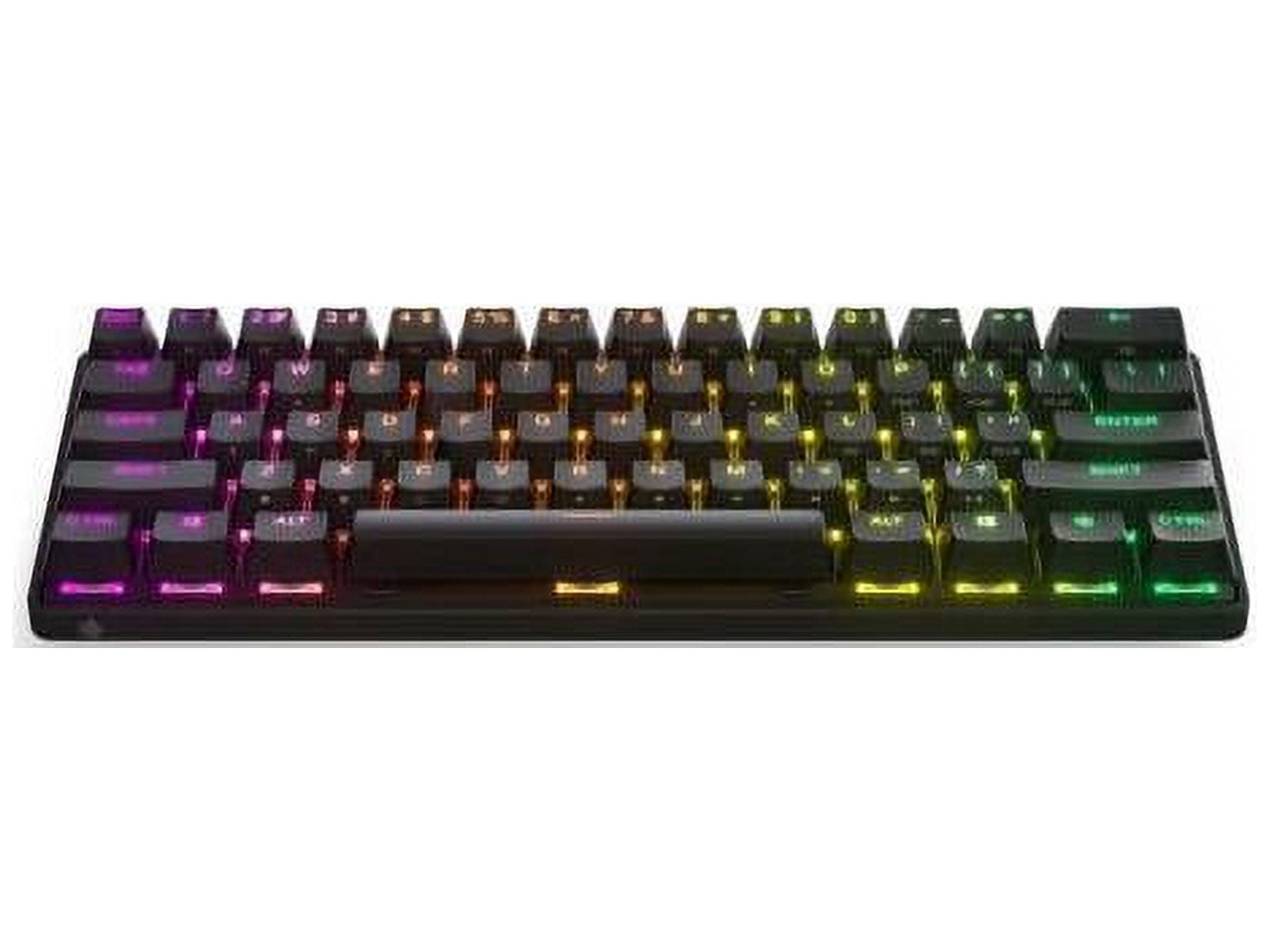 SteelSeries Apex Pro Mini Wireless Mechanical Gaming Keyboard - World's  Fastest Keyboard - Adjustable Actuation - Compact 60% Form Factor - RGB -  PBT