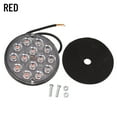 thumbnail image 1 of SPRING Noen Round LED Tail Light Car Light 16 LEDs ABS Material Bright + Flash Red, 1 of 9