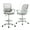 Gray, variant on edx Ergonomic Office Chair, Mesh Desk Chair with Fixed Armrests for Home Office Standing Desk, Black