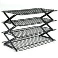 thumbnail image 6 of 4-Tier Collapsible Cooling Rack Adjustable 3 Setting Design Stackable Cooling, 6 of 12