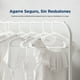 thumbnail image 3 of Ganchos de Plastico Premium SereneLife, Antideslizantes, Ahorradores de Espacio, Duraderos y Resistentes, para Camisas, Suéteres, Sudaderas, Abrigos, Pantalones y Vestidos, Blanco, Pack 20, 3 of 7