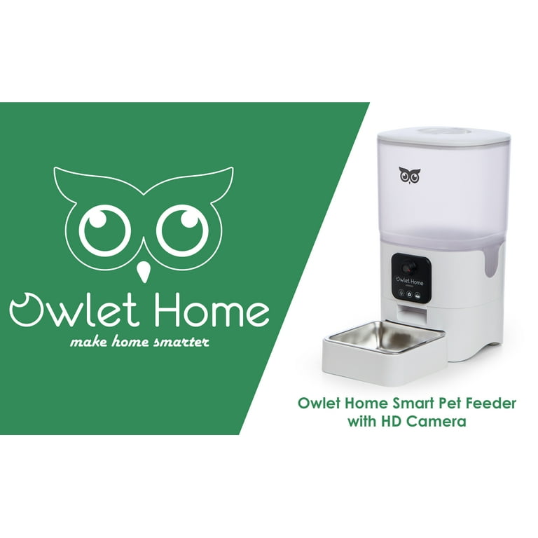Owlet Home Smart Pet Feeder HD Camera Alexa Google Compatible Timed Dispenser 6L Walmart
