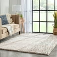 thumbnail image 6 of Well Woven Celeste Sintra Modern Shag Geometric Blush Thick 7'10" x 9'10" Area Rug, 6 of 7