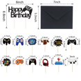 thumbnail image 4 of Cake Toppers Pretyps 25 piezas con temática de videojuegos con brillo, 4 of 7