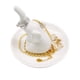 thumbnail image 1 of Plato de cerámica para joyería, elefante blanco, plato de cerámica estéreo blanco para joyería, plato decorativo, bandeja para anillos, adornos, 1 of 5