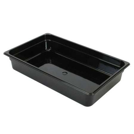 

Full Size 4 Deep Polycarbonate Food Pan Black Pack of 3