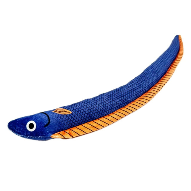 Hearth & Gear Interactive EEL Toy – Durable & Chewable With Crinkle Sound Self Entertaining Cat Toy For Indoor Cats Toys To Keep Cats Entertained When Left Alone At Home,Pet Toy for Puppies Boy Cute