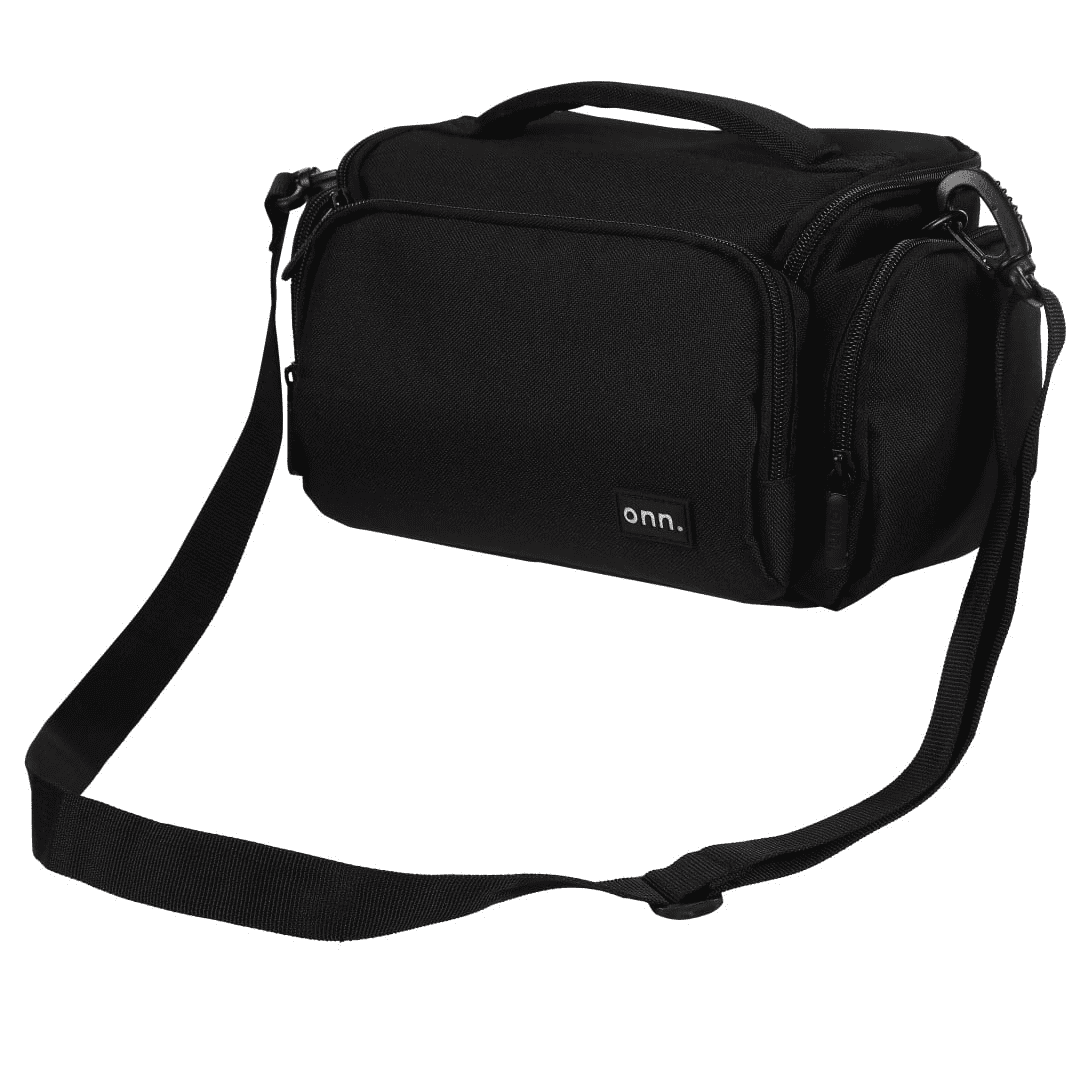 onn 11" Padded Camera Bag, Black