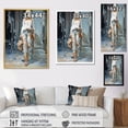 thumbnail image 4 of Designart "Stylish Denim Woman IV" Fashion Canvas Art Print, 4 of 7