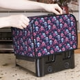 thumbnail image 7 of Sikiie funny Skull daisy flower Toaster Covers 2 Slice Dustproof Toaster Cover Bread Machine Cover, Dustproof Cover - 11.4" x 7.5" x 7.9", 7 of 7