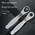 thumbnail image 1 of 96mm Compact 2-in-1 Ratchet Handle with Quick Action Bidirectional Mechanism – Polished Chrome Finish, Multifunctional Socket & Bit Driver for DIY and Professional Use, Portable Mini Wrench Tool, 1 of 5