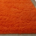 thumbnail image 5 of FUDAKUNA Fluffy Area Rug 39" x 78" Soft and Comfortable Orange Shaggy Modern Decor Carpet for Bedroom Kids Room, 5 of 7