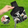 thumbnail image 4 of Haosy Green Snowdrop Flowers Golf Mallet Putter Cover Strong Magnetic Leather Golf Club Headcover Closure, 4 of 7