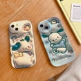 thumbnail image 2 of Funda de teléfono de Anime japonés Sanrio Pochacco para iPhone 14 Pro Max 13 12 11 Pro Max, lindo perro, moda Blu-Ray, silicona suave, cubierta completa Fivean unisex, 2 of 2