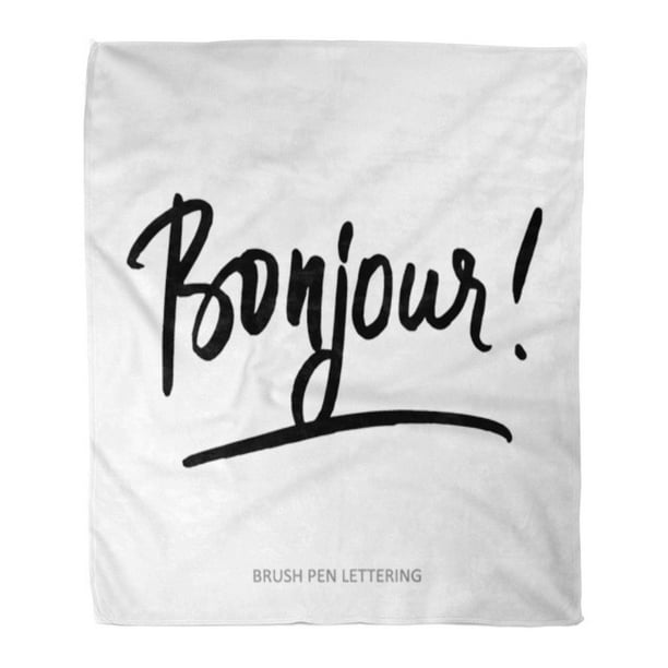 Sidonku Flannel Throw Blanket Black, What Is The French Word For Sofa Bed