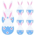thumbnail image 1 of BRIGHTFUFU 8Pcs Spoons And Forks Holder Nonwoven Fabrics Silverware Wraps For Easter Celebration, 1 of 8