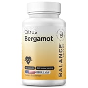 Citrus Bergamot 500mg - Revitalize Your Heart Health - Advanced Bergamot Supplement for Metabolism & Cholesterol Health - 60 Vegan Capsules by Balance Breens