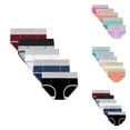 thumbnail image 2 of Paiwinds Women’s Color Block Cotton Briefs 5 Pack, Plus Size Ventilated Hip Lifting Panties for Everyday Comfort, Size M-5XL, 2 of 9