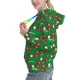 thumbnail image 2 of Wukai Cute Santa And Ho Ho Ho Print Womens Hoodies Fleece Sweatshirts Long Sleeve Sweaters Pullover Fall Outfits Winter Clothes-X-Large, 2 of 7