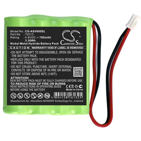 700mAh AstralPool 70313 Battery for VX 6T VX Salt Chlorinator VX 9T VX 11T VX 13T VX 7T