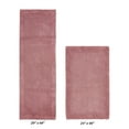 thumbnail image 2 of Better Trends 2 Piece Premium Bathroom Rug Set 100% Cotton Soft Tufted Reversible Bath Rug Water absorbent Bath Mat Ideal for Bathroom Shower and Tub Use, Edge Collection Pink (24" x 40" | 20" x 60"), 2 of 5