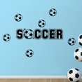 thumbnail image 4 of Soccer Removable Art Vinyl Mural Home Room Decor Wall Stickers, 4 of 5