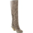 thumbnail image 7 of Not Rated Womens Sassy Classy Lace Detail Stacked Heel Knee-High Boots, 7 of 7