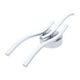 thumbnail image 3 of 3 Branches L-ED Waved Light White 18W Aluminum Ceiling Light, 3 of 8