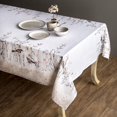 thumbnail image 2 of Geecy Meadow Florals 100% Cotton Tablecloth 60 Inch x 60 Inch Square Floral Print for Kitchen Dining Decoration Parties Weddings, 2 of 8