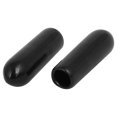 thumbnail image 3 of 3.5mm Inner Dia Rubber Hose End Cap Screw Thread Protector Cover Black 100pcs, 3 of 4
