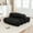 Black, variant on 76" Adjustable Oversized Bean Bag Bed, Cordaroys Bean Bag Bed with Premium Corduroy, Giant Bean Bag Sofa with Supportive Filling for Living Rooms, Offices, Dorms, Black