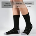 thumbnail image 2 of EALLCO 10 pairs Mens Athletic Socks Crew Socks Performance Cushion Socks Breathable Socks for Men, 2 of 7