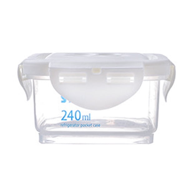 Matsuzay Contenedor de almacenamiento de alimentos, caja de plástico para nevera de cereales de cocina, caja de fideos, tanque de almacenamiento Organizadores de utensilios de cocina Claro S Matsuzay HA000766-01B