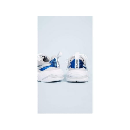 Puma Thunder Electric 367998-02 Women's White/Gray/Blue Running Shoes C1144 (8)