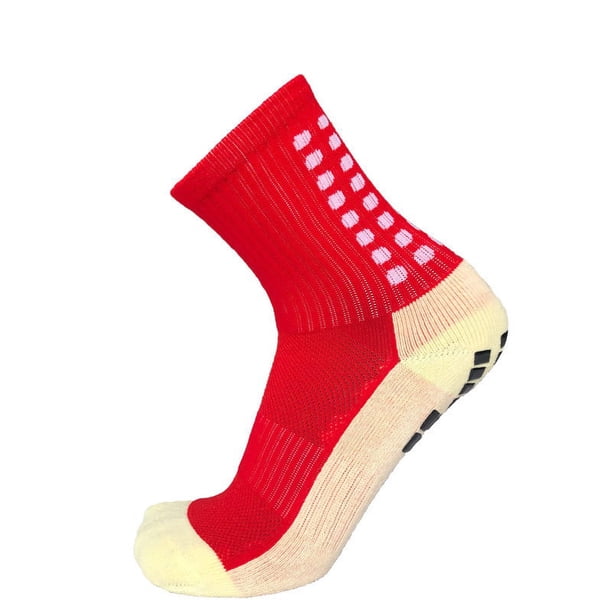 Calcetines de fútbol antideslizantes dispensados para hombres y mujeres, calcetines de tubo God, película de fricción cuadrada, toalla engrosada, pies inferiores
