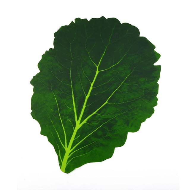 Simulation Leaf Placemat Green Plastics Placemats Home Decoration Table Lecoration 1Pc Artificial Tropical Leaves