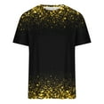 thumbnail image 3 of RKSTN Chemises pour Hommes Manches Courtes Mode Décontractée Col Rond Chandail Imprimé T-Shirt Manches Courtes Hauts Chemises Hawaïennes pour Hommes, 3 of 4