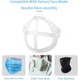 thumbnail image 5 of Soporte para máscara facial 3D para hacer máscaras adecuadas para inserciones en la sala de respiración (blanco) 10 unidades ER, 5 of 5