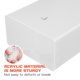 thumbnail image 2 of Caja organizadora dispensadora de pared transparente para guantes desechables (blanca), 2 of 7